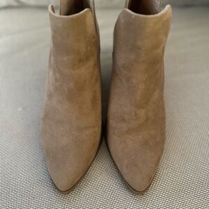 Torrid Tan Suede Ankle Booties